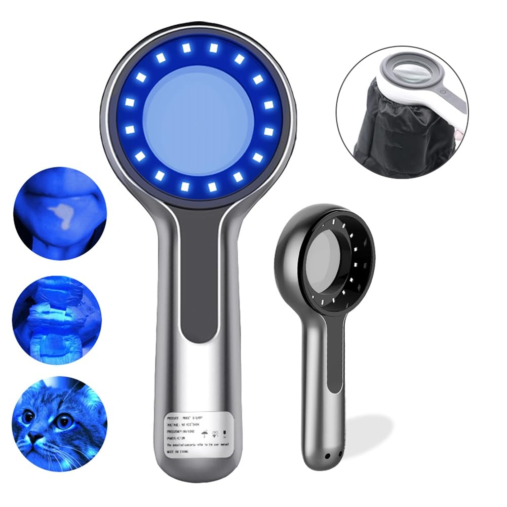 Lampe Woods Analyseur de Peau UV Grossissant pour les Tests de Beauté Du Lampe Wood pour les Tests D'Analyse des Soins de la Peau