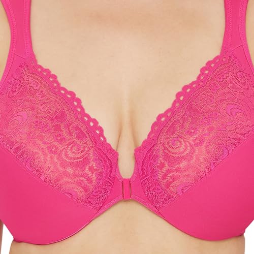Image of Glamorise Full Figure Plus Size Wonderwire Front-Closure Bra Underwire #1245