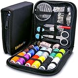 VelloStar Small Sewing Kit for Adults – Easy to Use Needle and Thread Kit with Sewing Supplies and...