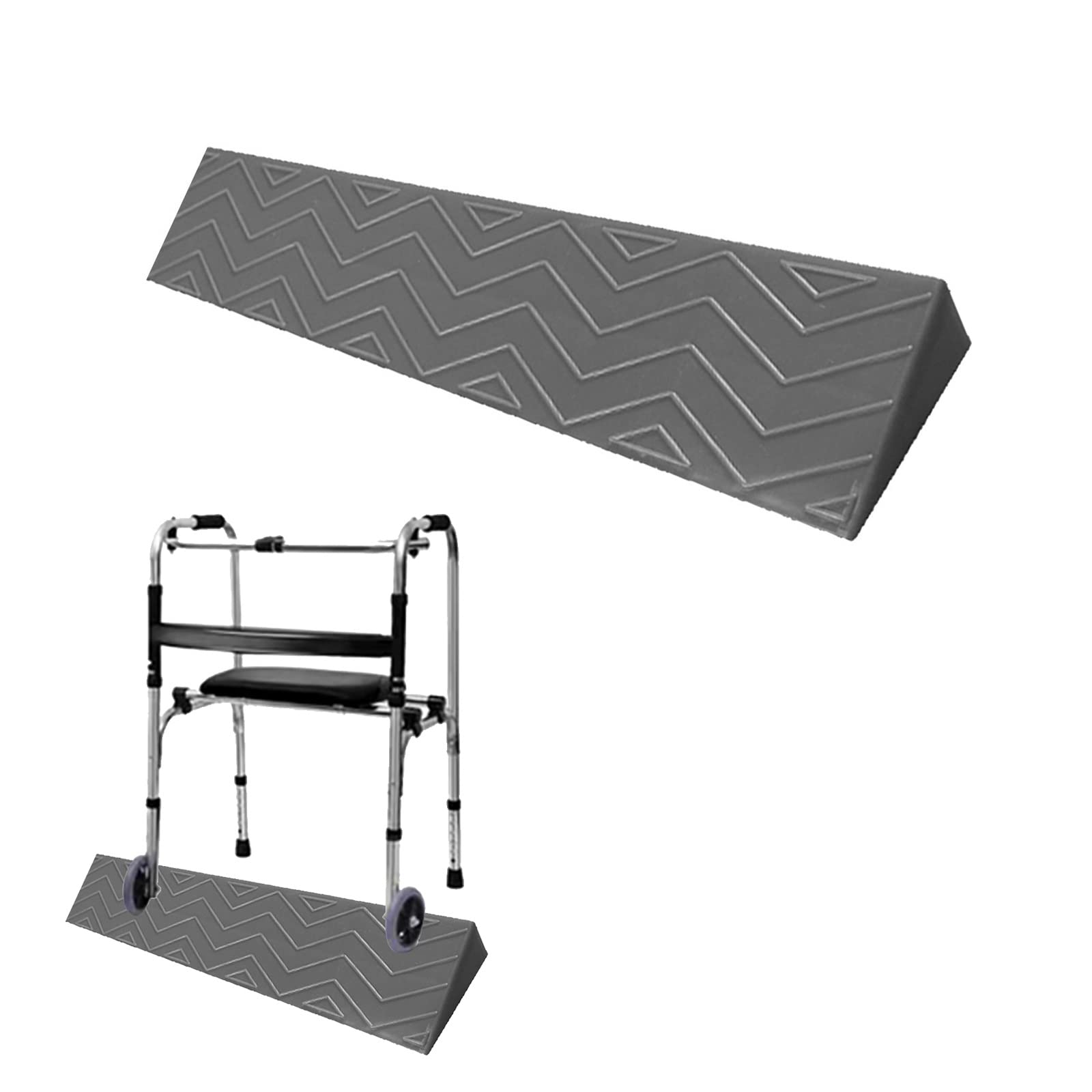 Threshold Ramps, Wheelchair Ramp Non-Slip, for Doorways, Stairs, Steps ...