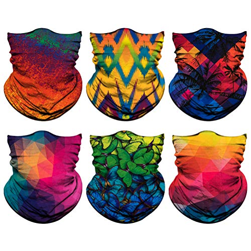 image for MOSTEP Neck Gaiter, Magic Headband Sport Headwear Elastic Face Mask Ba