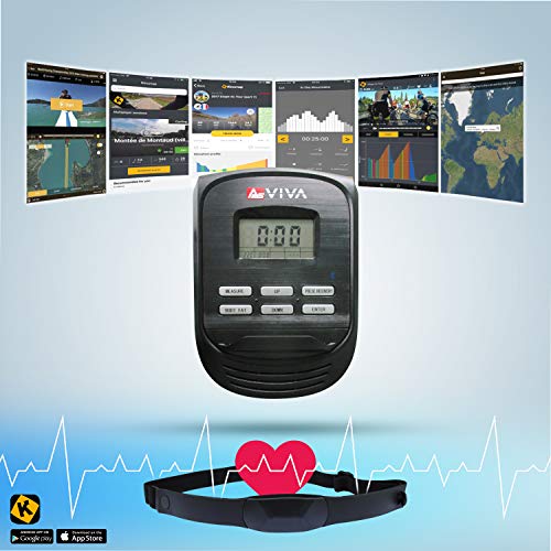 AsVIVA C16 2in1 Cardio Elliptical Crosstrainer und Heimtrainer mit 12kg Schwungmasse, Bluetooth Computer mit App Nutzung… – Bild 4