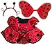 Ladybug Costume with Wings Outfit Teddy Bear Clothes Fits Most 14