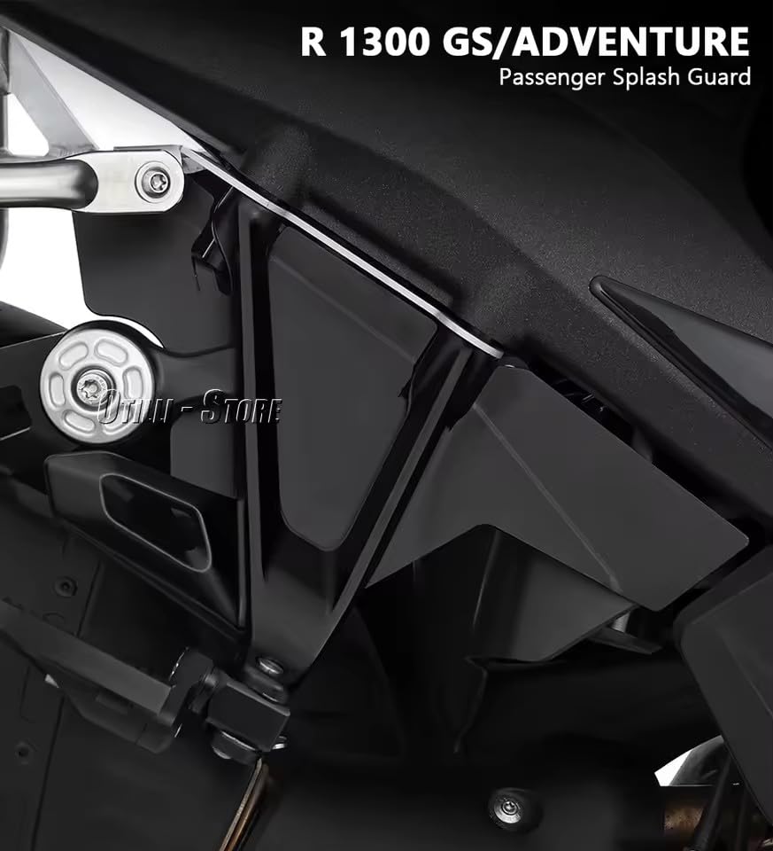 Image of New Rear Side Fender Mudguard Extension Passenger Splash Guard Kit for BMW R1300GS Adventure R 1300 GS r1300gs 2023 2024 2025