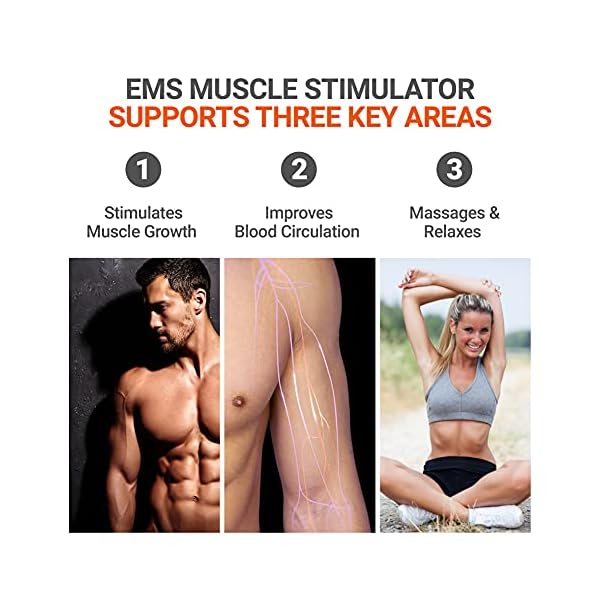 LOOKEE Arm Workout EMS Exerciser, Electric Muscle Trainer Machine for Arms and Hands.