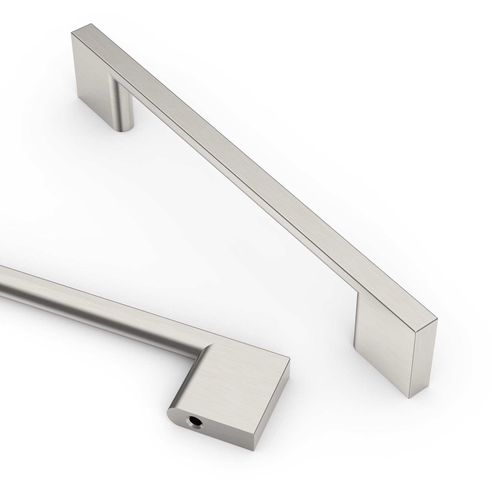 Photo 1 of Asidrama 20 Pack 5 Inch(128mm) Brushed Satin Nickel Kitchen Cabinet Handles, Cabinet Pulls Kitchen Cabinet Hardware for Cupboard Drawer Pulls