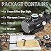 1x40mm Red Green Dot Reflex Sight, 4 MOA Red Dot Rifle Scope for 20mm Picatinny Weaver / 11mm Dovetai Rail