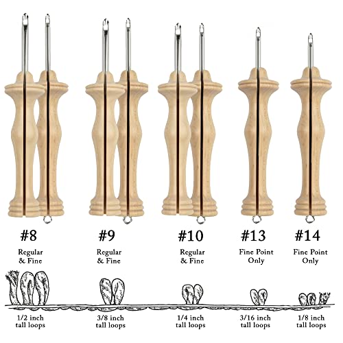 The Oxford Punch Needle #10 Fine (1/4 Inch Loop) #TOP4