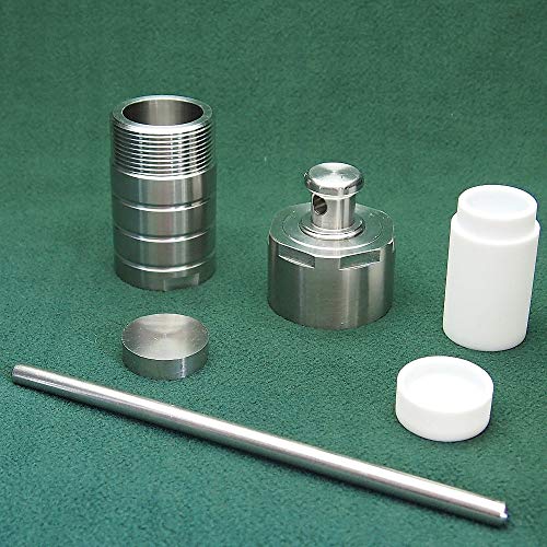 Teflon Lined Hydrothermal Synthesis Autoclave Reactor 220? 3Mpa 304 Steel High Pressure Digestion Tank PTFE Vessel Acid and Alkali Resistance (150ML)