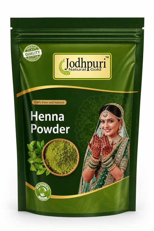 Natural Heena Powder 500gm | Herbal Hair Care Mehndi Powder for Hair & Hand Application|Pack of 1-image-9