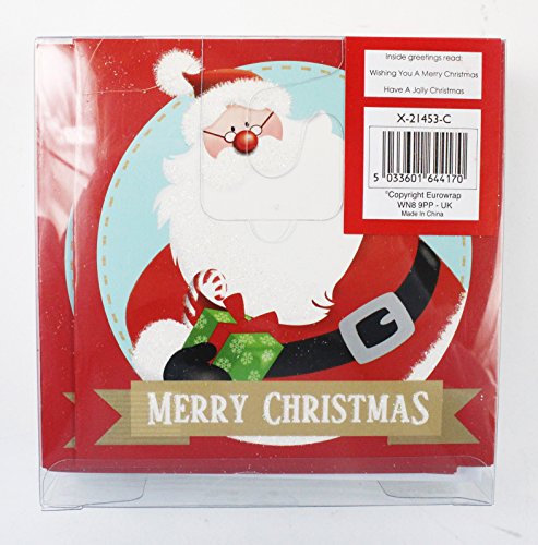 Biglietti di auguri di Natale con Babbo Natale e