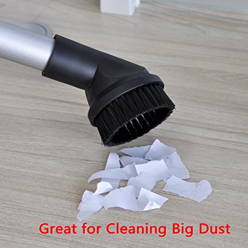 Image of EZ SPARES Universal Vacuum Cleaner Soft Dust Big Caliber Brush 32mm&35mm 1 1 /4 inch&1 3 /8 inch Diameter With Adapter Fit For Most Brand Great for cleaning Big Dust
