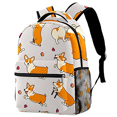 Sac à dos chien de dessin animé idéal pour le collège, les sorties et les loisirs
