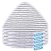 Produktbild KEEPOW 5 Stück Ersatzbezug Steam Mop Pads für Vileda 100 Hot Spray Mop, Familienpackung, New Pads Grey