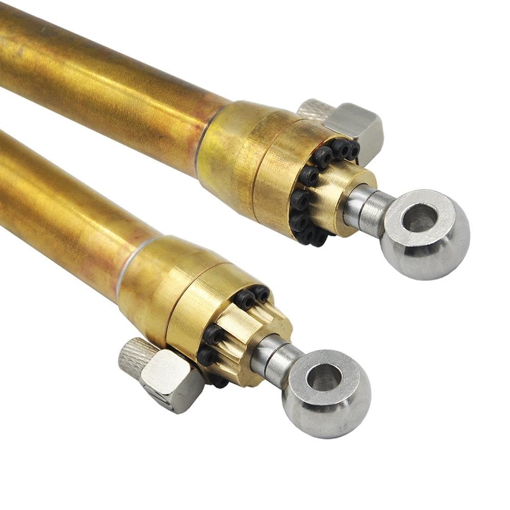 1pc aktualizacja siłownik hydrauliczny w całości z metalu 50/70/85/95/110/120/130/140/170MM skoku dla 1/14 ładowarka RC CAT 336D części koparki(C-120MM)