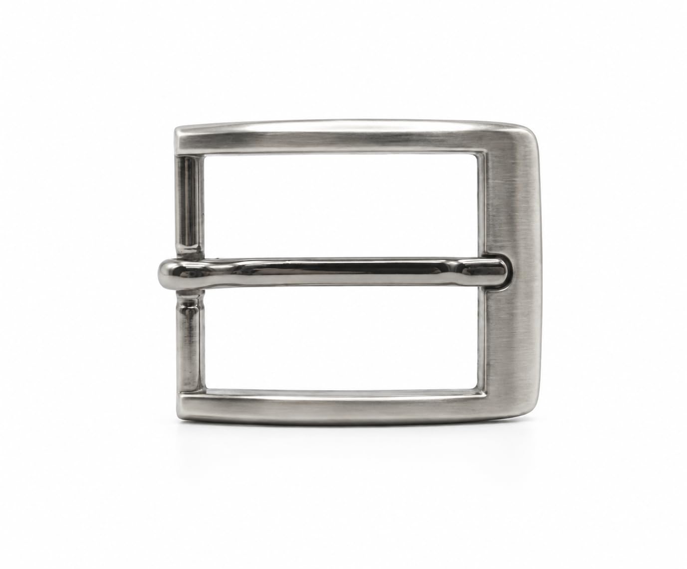 Silver Metal Belt Buckle for Men | Rectangular Pin Buckle | Replacement Buckle for Leather Belts | Premium Matte Silver Finish-image-47