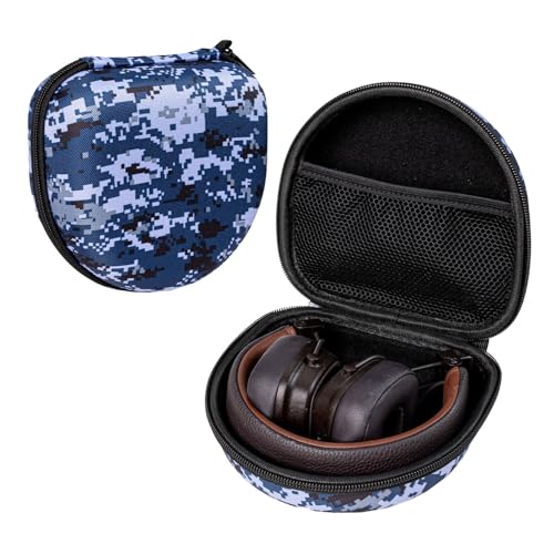 Camo Reise-Kopfhörer-Hülle, passend für Marshall Major V/IV/III/II, passend für Noot K11, passend für Powermee P10, iClever HS14, BTH03, BTH02, On-Ear-Bluetooth-Kopfhörer für Kinder, Tarnmuster