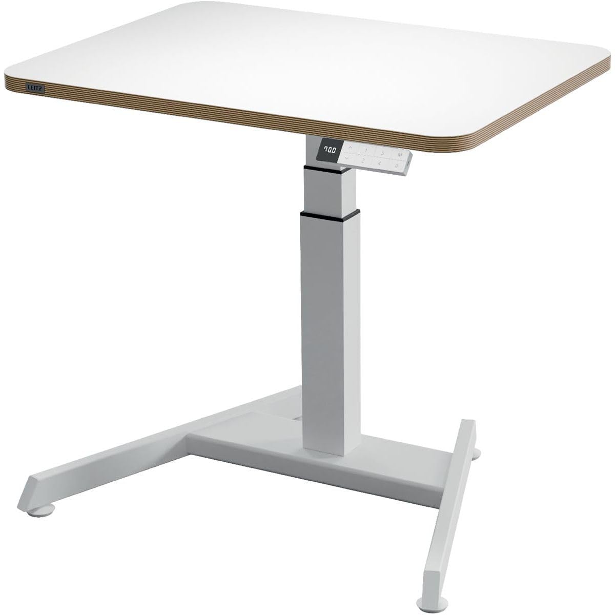 Leitz Ergo Electric Sitting Stand Desk Small with Smart Stand Up Reminder Ergonomic Standing Desk Load Capacity up