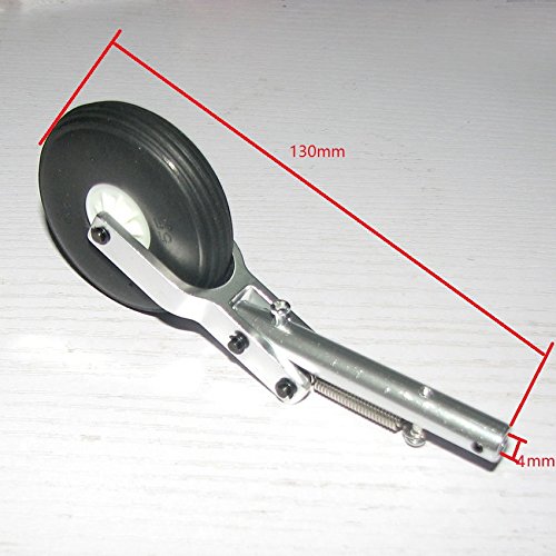 3 szt. 130 mm aluminiowa amortyzator sprężynowy 4,0 mm nagrywanie z oponą PU