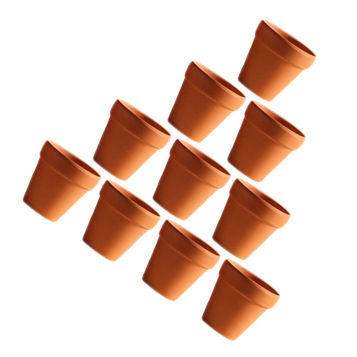 TOYANDONA 60 Pz Vasetti Terracotta Con Sottovaso 3,5 Cm Vaso Per Piante in Terracotta Vasi Per Fioriere in Piccoli Vasi Di Dargilla Piccola Ceramica Piccolo Cactus