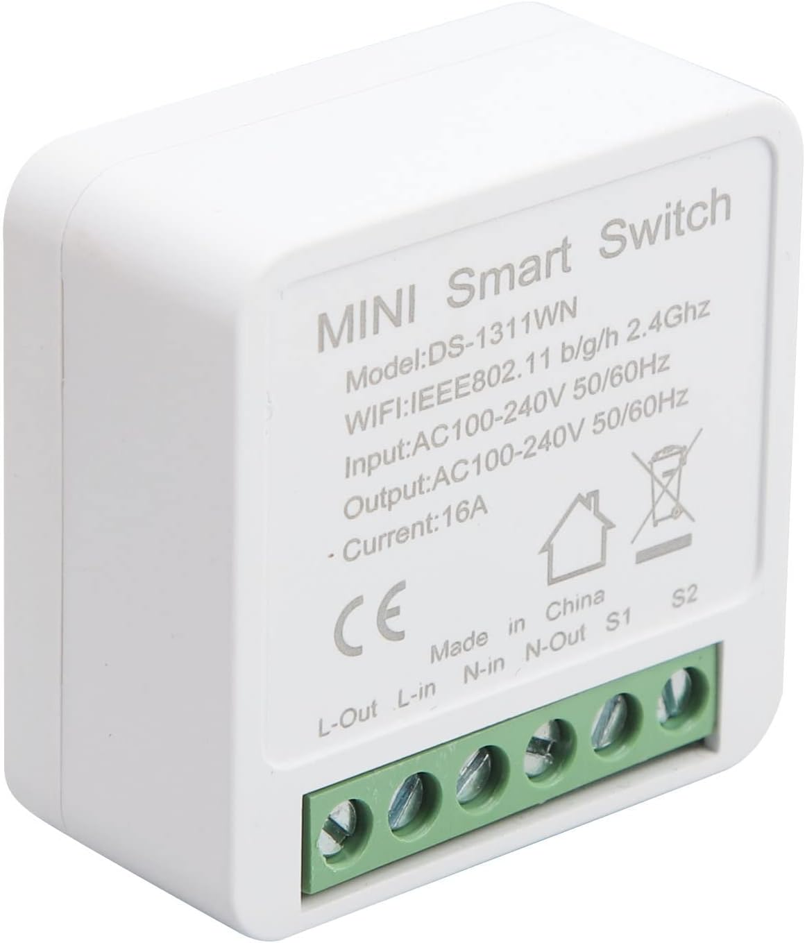 Mini Smart Switch DIY Light Switch Module Home Wall Light Control ...