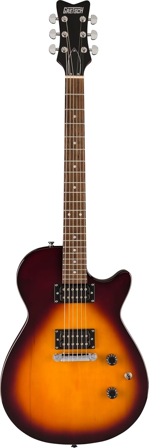 Gretsch Ignite Jet Club, guitarra eléctrica, diapasón de laurel, Duo-Tone Burst