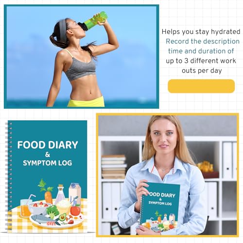 Journal de symptômes et alimentaire pour IBS allergies lot de 2 - 6