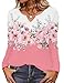 Zeagoo Womens Long Sleeve Tunic Tops Casual V Neck Shirts Floral Tees Business Work Blouses Fall Fashion Clothes XXL