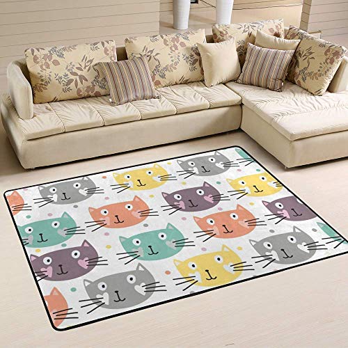 Tapis de sol antidérapant grand format lavable pour sol glissant