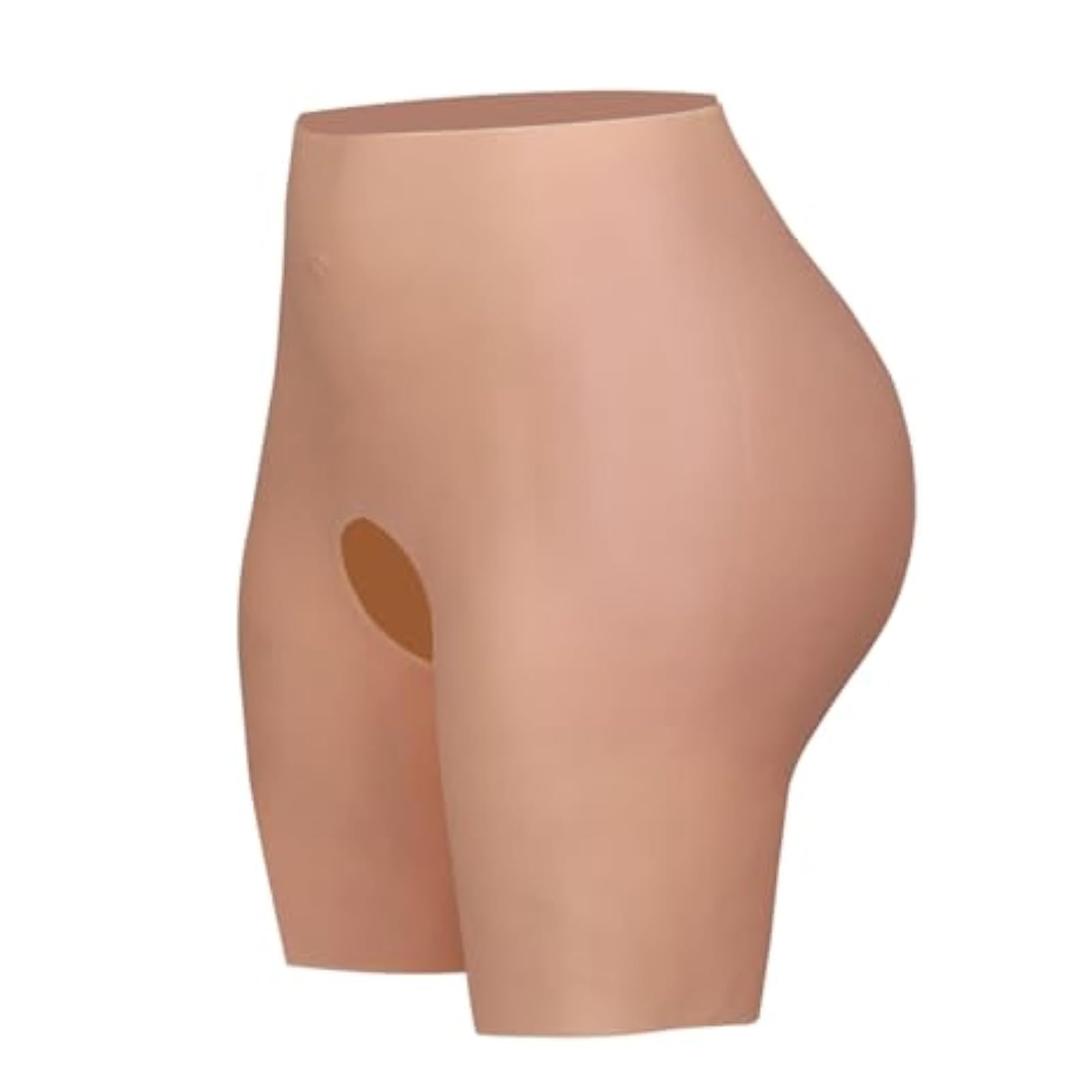 TYXYCYG Silicone Buttock Enhancer Pants, Realistic Hip Enhancer Shapewear Panties for Crossdresser, Drag Queen, Transgender,Bronze,M1