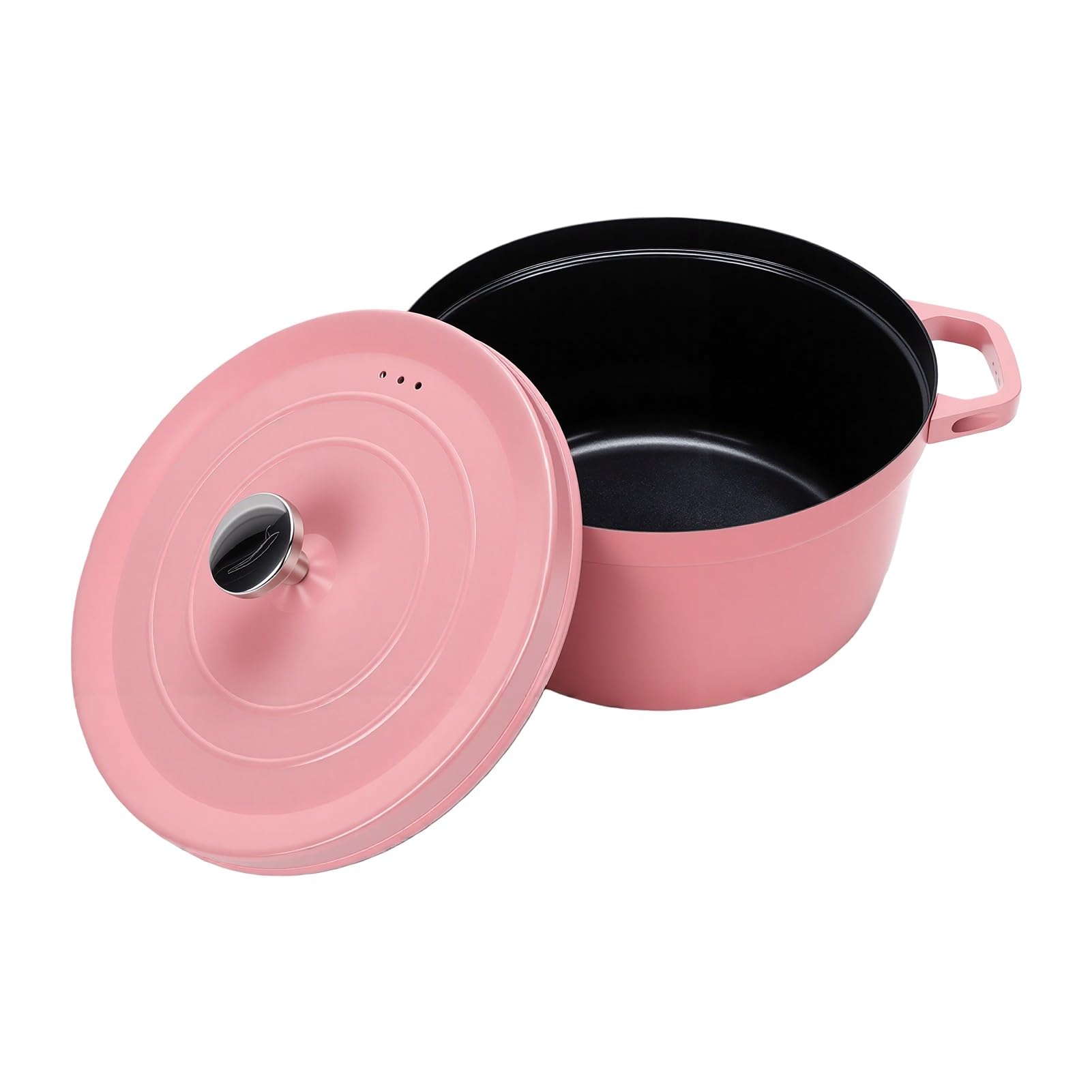 YUYTE Olla de Esmalte 24 Cm 4 L Antiadherente Gas Inducción Cocina