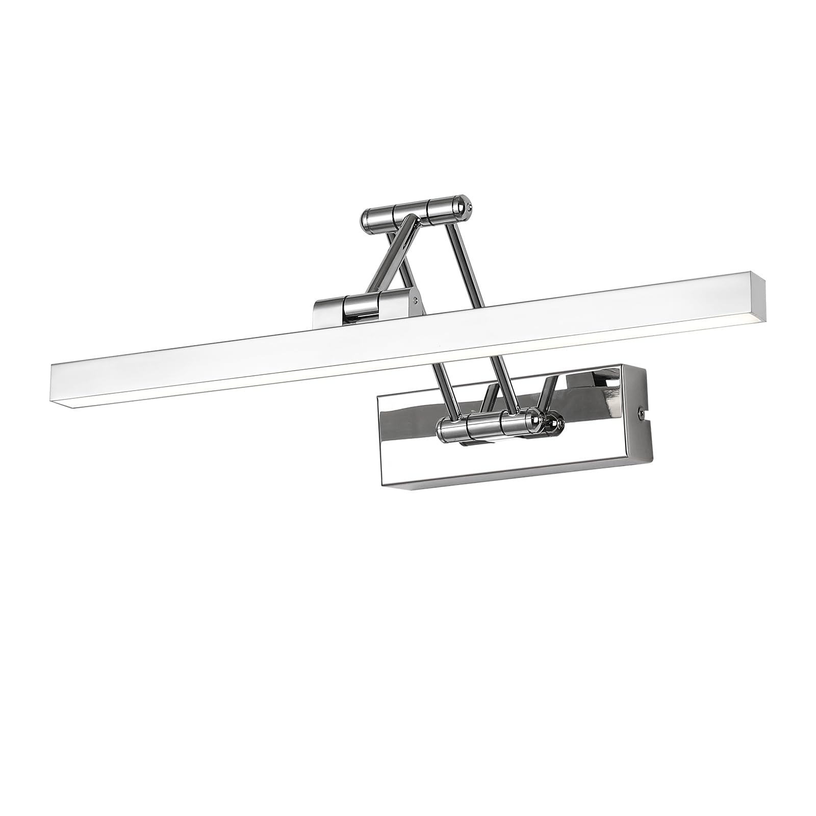 LED Spiegel Lampe Badezimmer 40 cm, Rotation Spiegel Lampen IP44, Licht Badezimmer 12W 960LM, LED Lichter, Neutral Weiß 4000K, Chrom