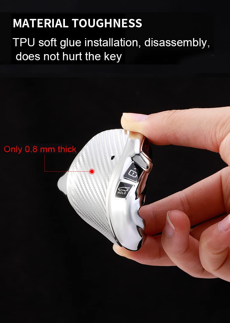 KUNIO Keyless etui na kluczyki pasuje do KIA Soul NQ5 NIRO xceed Sportage GT line, pasuje do Kia Proceed GT, etui ochronne z tworzywa TPU, ochrona kluczyka samochodowego, 3 przyciski, A, czerwone