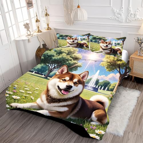Couette 2 personnes motif papillon sans housse pour lit double - 8