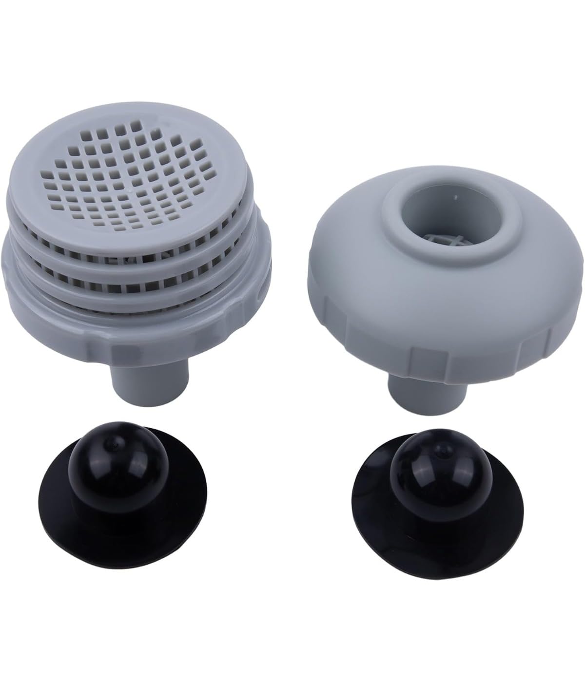 Ovhdriac Silver 1 Set 32Mm Hose Connector Kit Includes Filter Connector, Filter Strainer And Nozzle, Suitable For Above Ground Swimming Pools