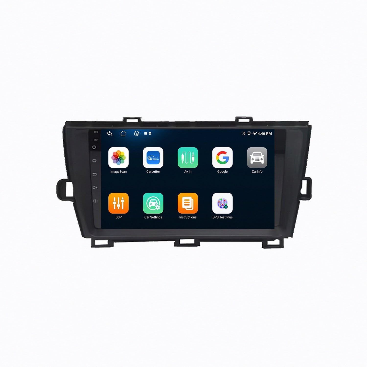 Przenośny Ekran Dotykowy Do Samochodu dla Toyota Prius XW30 30 2009-2015 Odbiorniki Car Audio, Wyświetlacz Hd, Przenośna Nawigacja Na Żywo, Odtwarzacz Muzyki, 8 Rdzeń 8G+256G