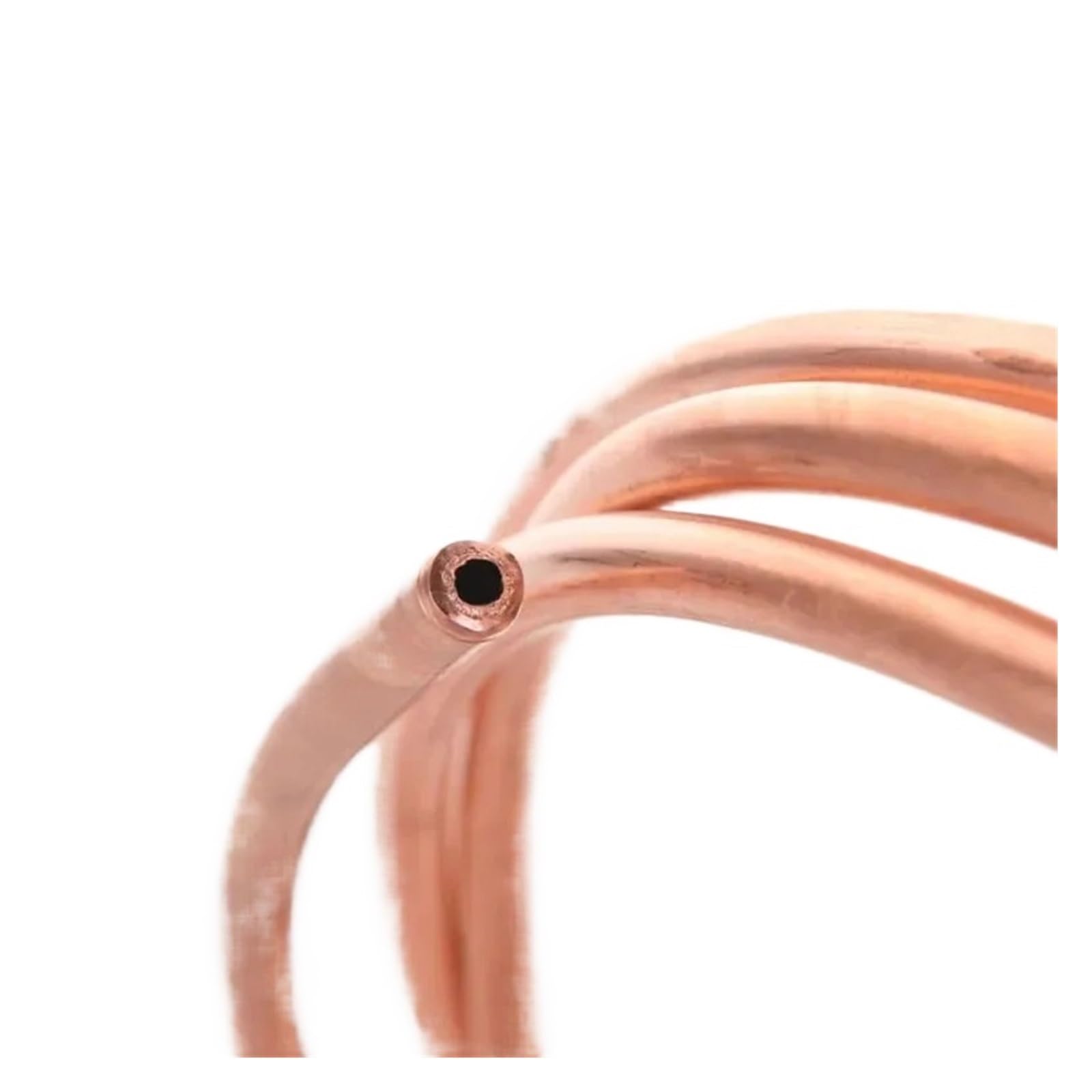 Alambre de cobre Cobres de bobina tubo cobre blando 1M | Tubo De Alambre, Aire Acondicionado, Enfriamiento, Manualidades De Bricolaje(10x7mm)