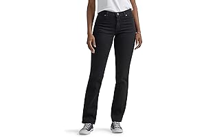 Lee Women's Petite Relaxed Fit Straight Leg Jean