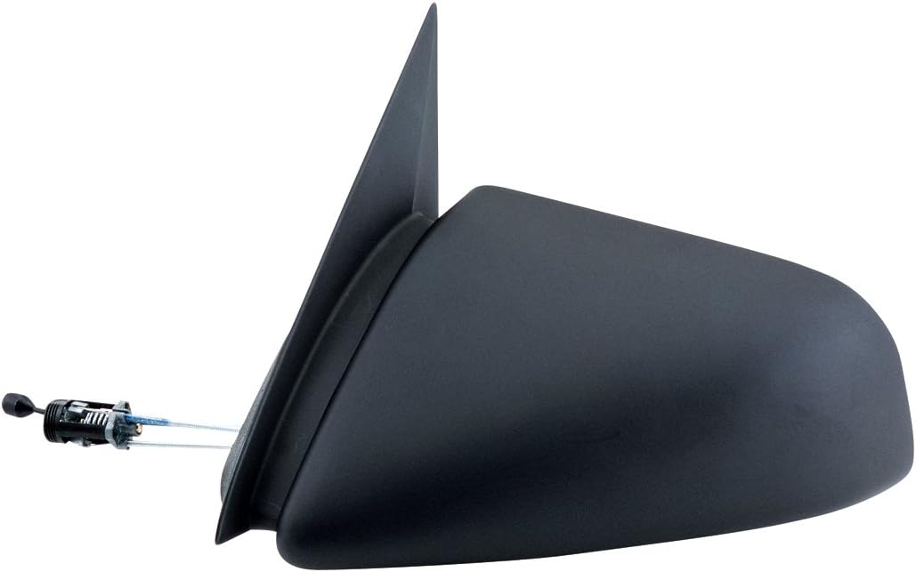 Fit System Driver Side Mirror for Dodge Shadow, Plymouth Sundance, Duster, Black, Non-Foldaway, Manual Remote