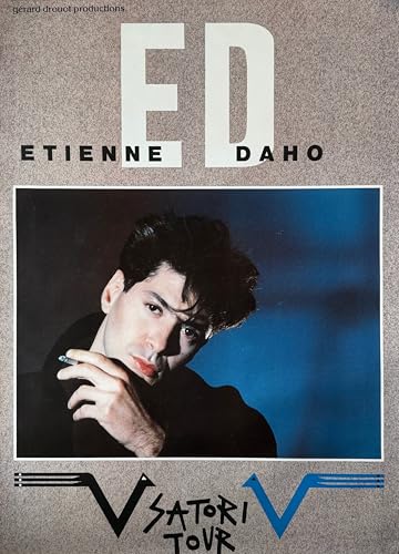 Affiche Satori Tour Etienne Daho 70X98Cm au graphisme artistique soigné