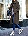 ZHENWEI Women's Winter Warm Open Front Fleece Fluffy Jacket Coat Outwear Brown-XL