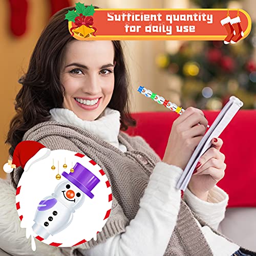 Set de 39 lápices de colores apilables navideños miniatura 5
