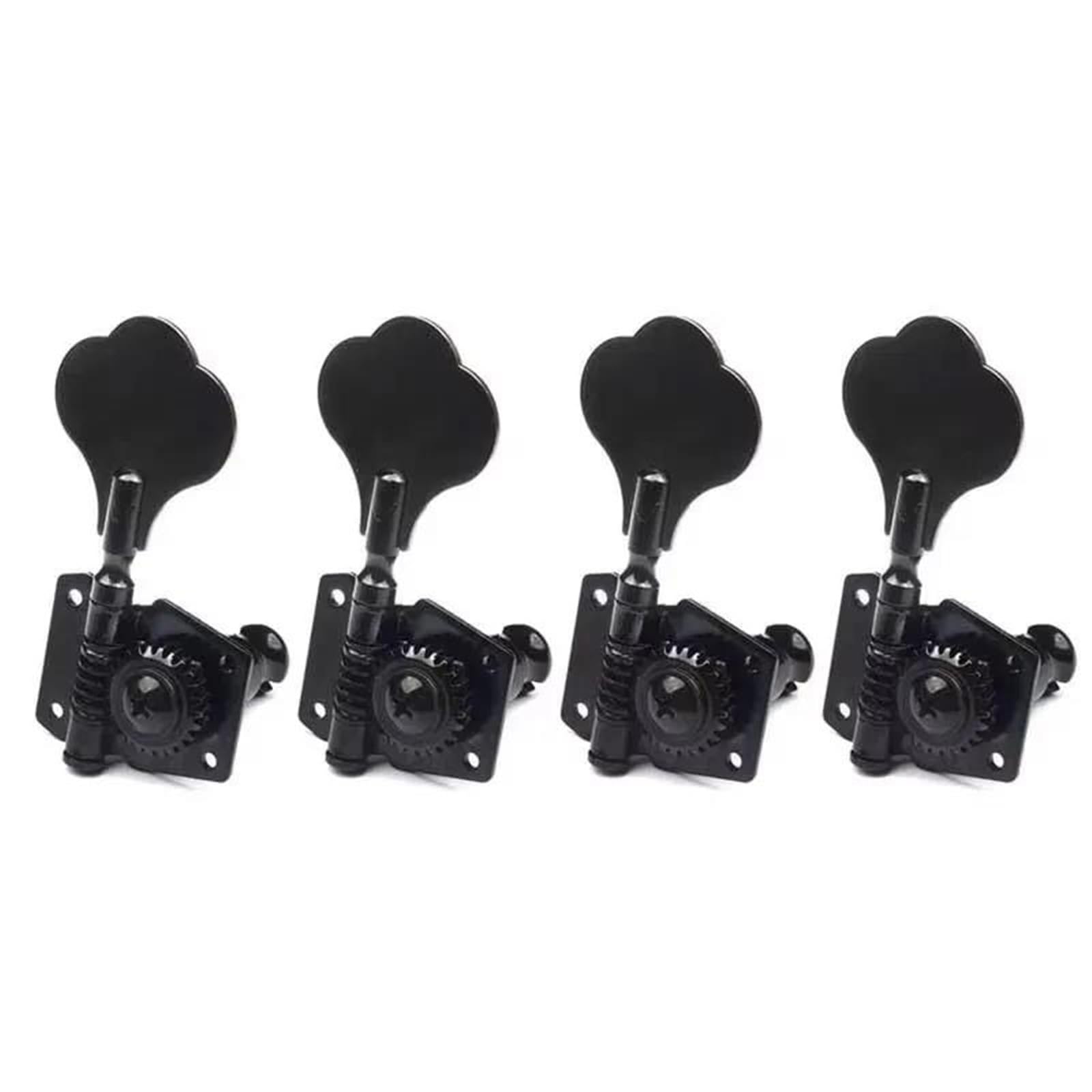 Afinadores Negros Para Bajos Eléctricos Clavijas Guitarra(4R)