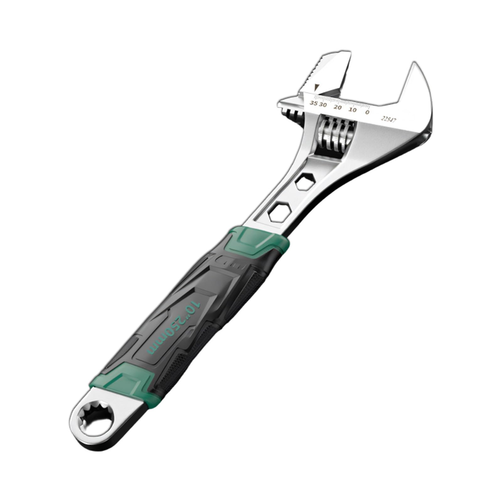 Hdoytxxm Professional Double Ended Adjustable Pipe Spanner Wrench With Rubber Handle Suitable For Mechanics And Diyer Enthusiasts Two Way Adjustable Wrench