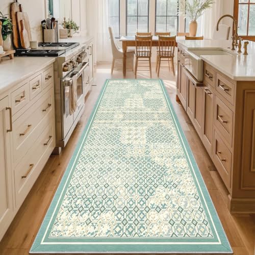 Tapis devant évier lavable pour réchauffer l\'ambiance du salon