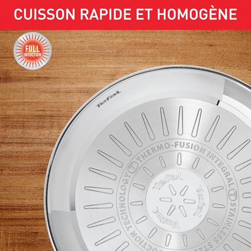 Poêle 28cm Tefal Duetto On en inox de qualité supérieure - 5