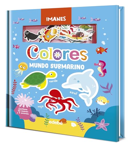 LIBRO DE IMANES: COLORES DEL MUNDO SUBMARINO (DIBUJO Y MANUALIDADES)