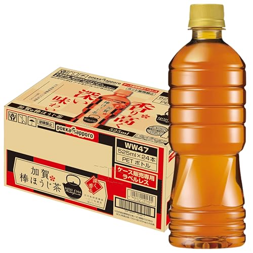 POKKA SAPPORO 加賀棒ほうじ茶 525ml PET