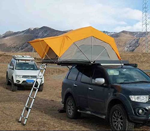 Carpa de techo para auto resistente a condensación naranja grande
