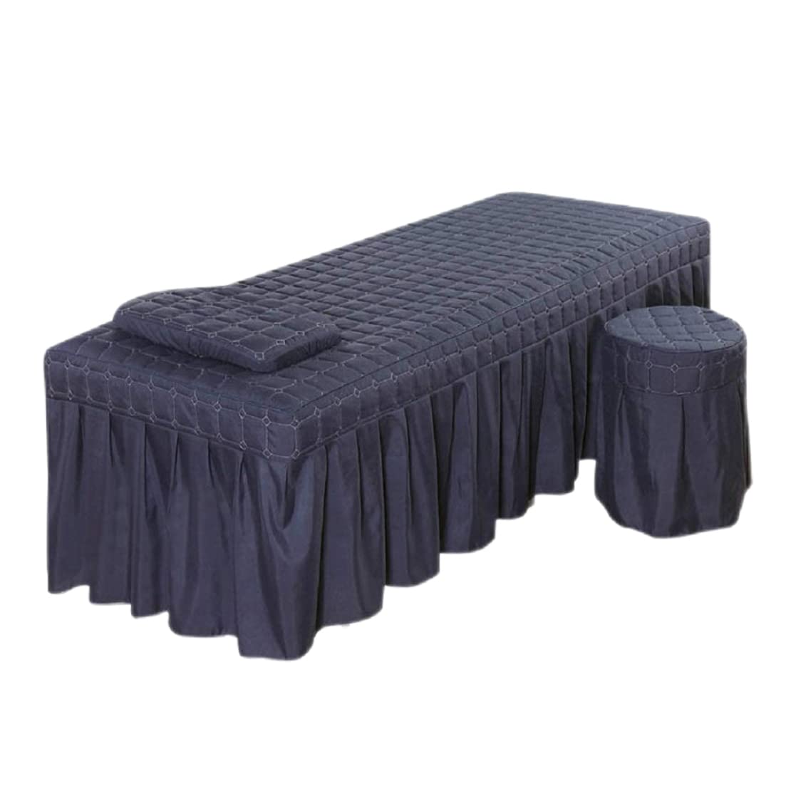Drap de massage 190x80cm avec jupe de lit drap de spa table salon de beauté